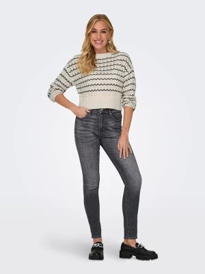 Zdjęcie produktu ONLY Sweter w kolorze kremowo-czarnym rozmiar: L
