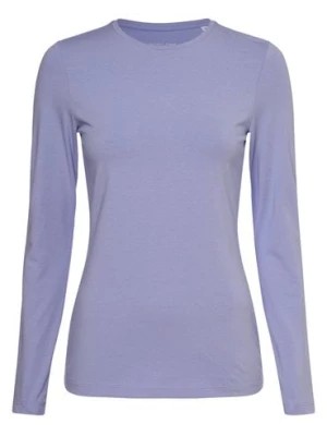 Zdjęcie produktu Opus Damska koszulka z długim rękawem Kobiety Bawełna lila jednolity,