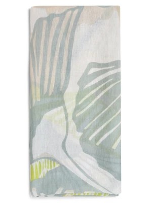 Zdjęcie produktu Opus Damski szalik z lnem - Azori Kobiety len zielony|biały wzorzysty,