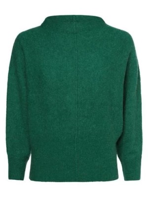 Zdjęcie produktu Opus Sweter damski z dodatkiem moheru Kobiety Wełna zielony jednolity,