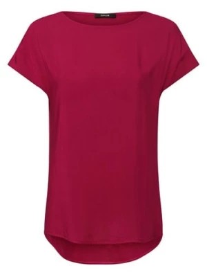 Zdjęcie produktu Opus T-shirt damski Kobiety wiskoza wyrazisty róż jednolity,