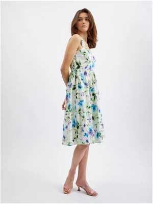 Zdjęcie produktu orsay Sukienka w kolorze białym ze wzorem rozmiar: 38