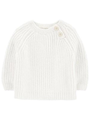 Zdjęcie produktu OshKosh Sweter w kolorze białym rozmiar: 86