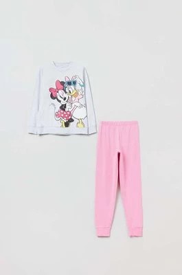 Zdjęcie produktu OVS piżama dziecięca kolor szary z nadrukiem