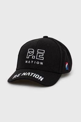 Zdjęcie produktu P.E Nation czapka z daszkiem kolor czarny z aplikacją
