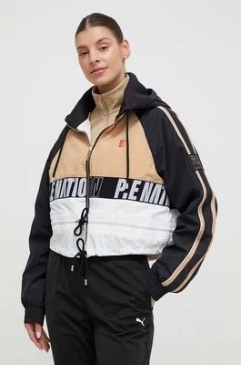 Zdjęcie produktu P.E Nation kurtka damska kolor beżowy przejściowa oversize