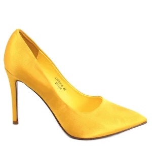 Zdjęcie produktu PA1 Szpilki damskie satynowe Talia Yellow żółte