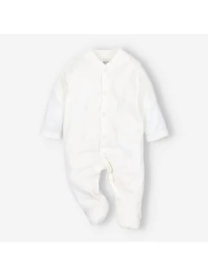 Zdjęcie produktu Pajac niemowlęcy z bawełny organicznej ecru NINI