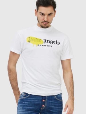 Zdjęcie produktu PALM ANGELS Biały t-shirt męski z logo