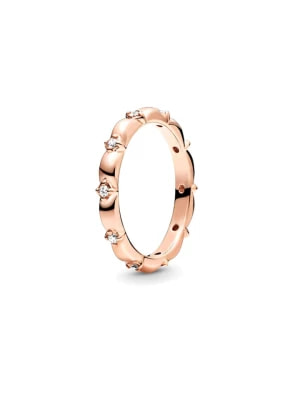 Zdjęcie produktu Pandora Pozłacany pierścionek z cyrkoniami rozmiar: 52