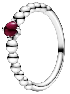 Zdjęcie produktu Pandora Srebrny pierścionek z kryształem rozmiar: 54