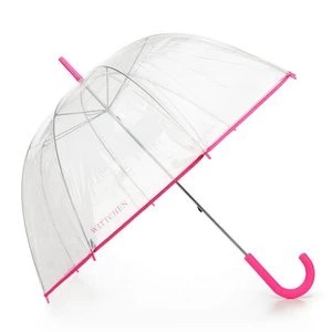 Zdjęcie produktu Parasol transparentny różowy Wittchen