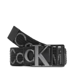 Zdjęcie produktu Pasek Męski Calvin Klein Jeans Monogram Slider Webbing Belt35Mm K50K511819 Black/Pinstripe Grey 01R