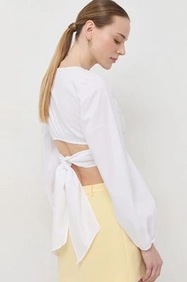Zdjęcie produktu Patrizia Pepe bluzka damska kolor biały gładka