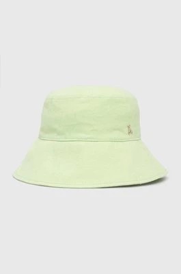 Zdjęcie produktu Patrizia Pepe kapelusz bawełniany kolor zielony bawełniany