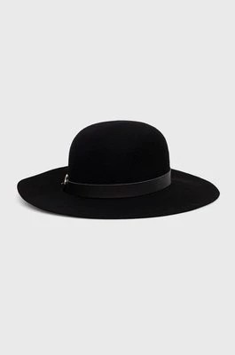 Zdjęcie produktu Patrizia Pepe kapelusz wełniany kolor czarny wełniany