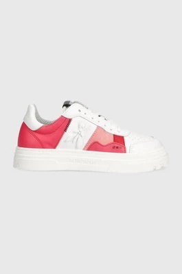 Zdjęcie produktu Patrizia Pepe sneakersy skórzane kolor różowy 2Z0008 L011 FE45