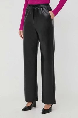 Zdjęcie produktu Patrizia Pepe spodnie damskie kolor czarny szerokie high waist