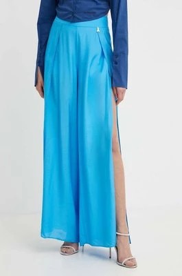 Zdjęcie produktu Patrizia Pepe spodnie damskie kolor niebieski szerokie high waist 2P1595 A057