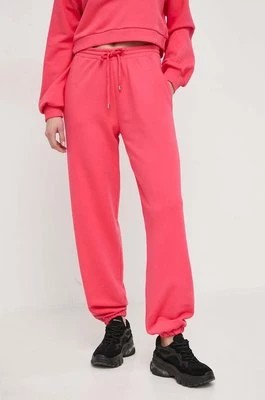 Zdjęcie produktu Patrizia Pepe spodnie dresowe kolor różowy gładkie 8P0575 J174