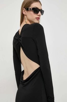 Zdjęcie produktu Patrizia Pepe sukienka kolor czarny maxi dopasowana 8A1207 J113