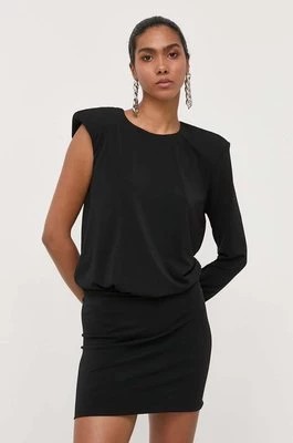 Zdjęcie produktu Patrizia Pepe sukienka kolor czarny mini dopasowana
