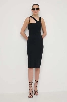 Zdjęcie produktu Patrizia Pepe sukienka kolor czarny mini dopasowana 2A2805 JZ26