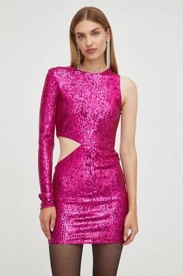 Zdjęcie produktu Patrizia Pepe sukienka kolor różowy mini dopasowana