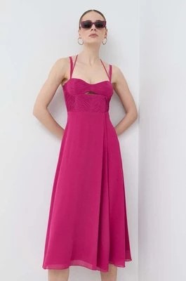 Zdjęcie produktu Patrizia Pepe sukienka kolor różowy mini rozkloszowana