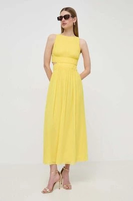 Zdjęcie produktu Patrizia Pepe sukienka kolor żółty maxi rozkloszowana 2A2713 A061