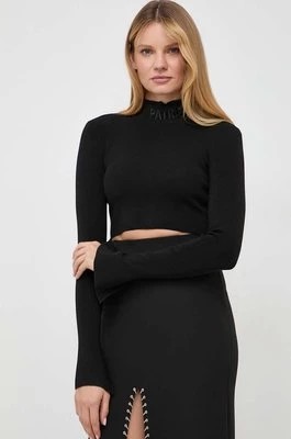 Zdjęcie produktu Patrizia Pepe sweter damski kolor czarny lekki z półgolfem