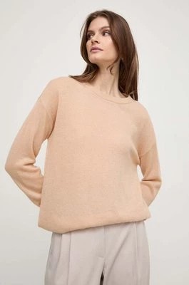 Zdjęcie produktu Patrizia Pepe sweter wełniany damski kolor beżowy lekki 8K0179 K167