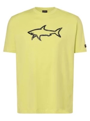 Zdjęcie produktu Paul & Shark Koszulka męska - duże rozmiary Mężczyźni Bawełna żółty jednolity,