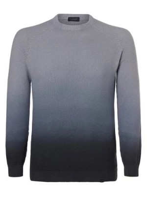 Zdjęcie produktu Paul & Shark Męski sweter Mężczyźni Bawełna niebieski|szary jednolity,