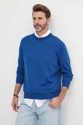 Zdjęcie produktu Paul&Shark sweter bawełniany kolor niebieski lekki 24411529