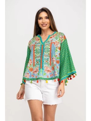 Zdjęcie produktu Peace & Love Bluzka w kolorze zielonym rozmiar: XL