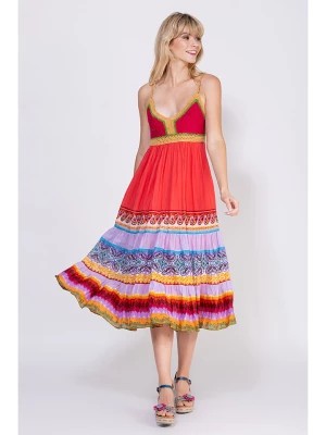 Zdjęcie produktu Peace & Love Sukienka w kolorze czerwonym ze wzorem rozmiar: L