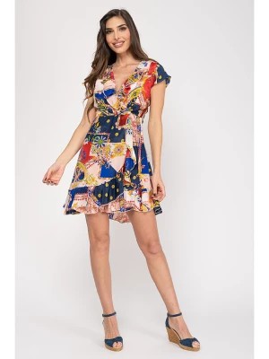 Zdjęcie produktu Peace & Love Sukienka w kolorze granatowo-jasnoróżowym rozmiar: L