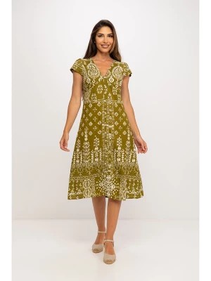 Zdjęcie produktu Peace & Love Sukienka w kolorze khaki rozmiar: XL