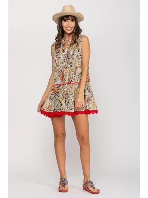 Zdjęcie produktu Peace & Love Sukienka w kolorze oliwkowo-czerwonym rozmiar: L