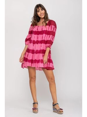 Zdjęcie produktu Peace & Love Sukienka w kolorze różowo-czerwonym rozmiar: onesize