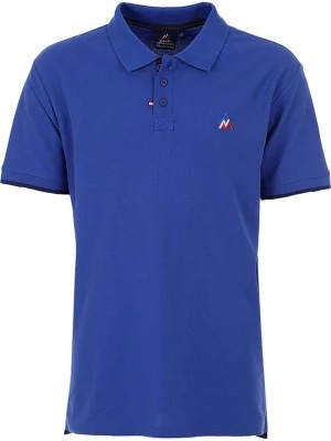 Zdjęcie produktu Peak Mountain Koszulka polo w kolorze niebieskim rozmiar: M