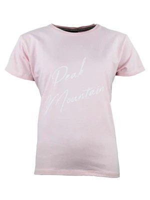 Zdjęcie produktu Peak Mountain Koszulka w kolorze jasnoróżowym rozmiar: S