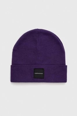 Zdjęcie produktu Peak Performance czapka wełniana Switch kolor fioletowy wełniana