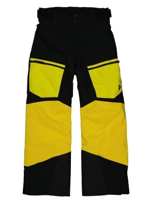 Zdjęcie produktu Peak Performance Spodnie narciarskie "Gravity" w kolorze żółto-czarnym rozmiar: 140