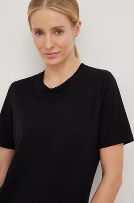 Zdjęcie produktu Peak Performance t-shirt bawełniany kolor czarny