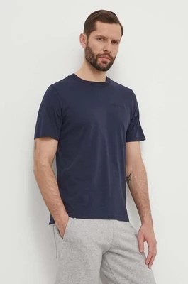 Zdjęcie produktu Peak Performance t-shirt bawełniany męski kolor granatowy gładki