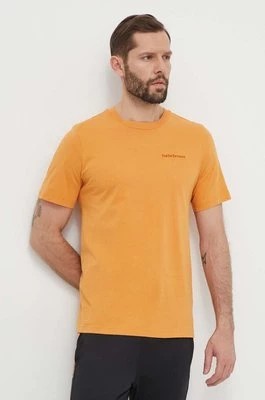 Zdjęcie produktu Peak Performance t-shirt bawełniany męski kolor pomarańczowy gładki