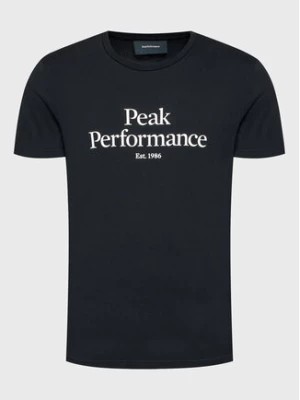 Zdjęcie produktu Peak Performance T-Shirt Original G77692120 Czarny Slim Fit