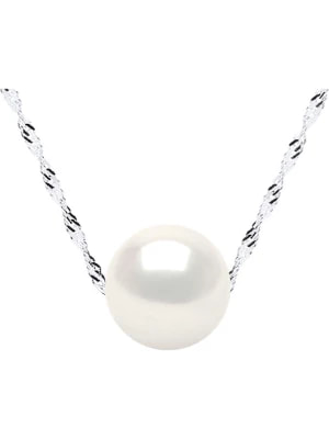 Zdjęcie produktu Pearline Srebrny naszyjnik z perłą - dł. 42 cm rozmiar: onesize